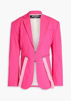 JACQUEMUS - Filu wool-blend blazer - Pink - FR 38