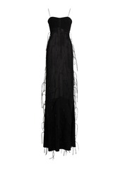 Jacquemus - Fino Fringed Gown - Black - FR 36 - Moda Operandi