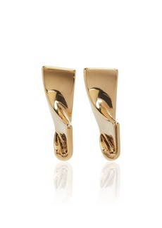 Jacquemus - J Gold-Tone Earrings - Gold - OS - Moda Operandi - Gifts For Her