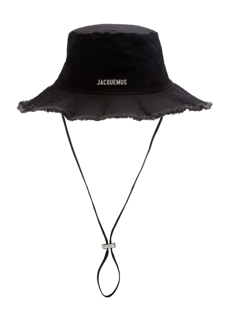 Jacquemus - Le Bob Artichaut Cotton Bucket Hat - Black - EU 58 - Moda Operandi