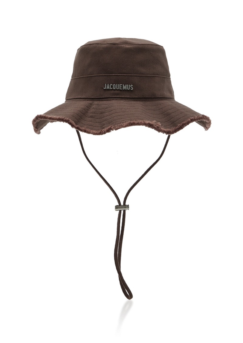 Jacquemus - Le Bob Artichaut Cotton Bucket Hat - Brown - EU 56 - Moda Operandi