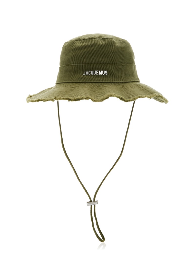 Jacquemus - Le Bob Artichaut Cotton Bucket Hat - Green - EU 56 - Moda Operandi