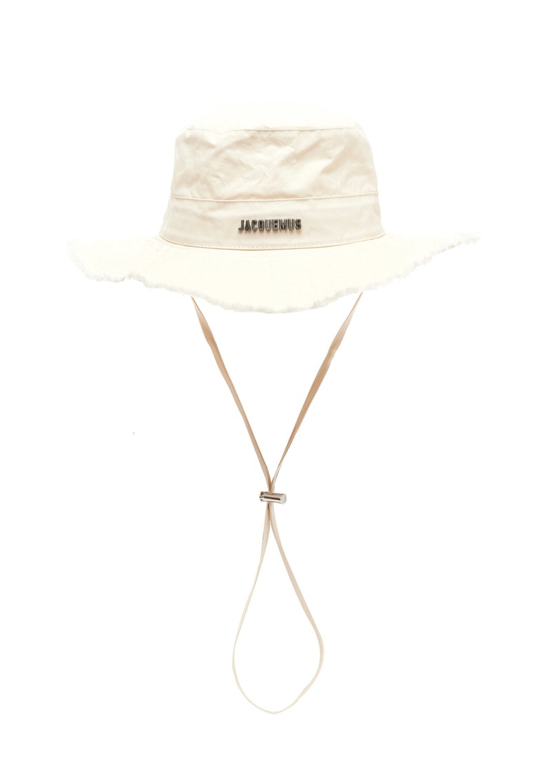 Jacquemus - Le Bob Artichaut Cotton Bucket Hat - White - EU 56 - Moda Operandi
