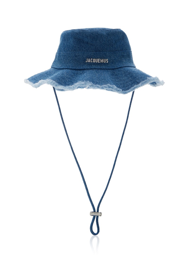 Jacquemus - Le Bob Artichaut Denim Bucket Hat - Blue - EU 56 - Moda Operandi