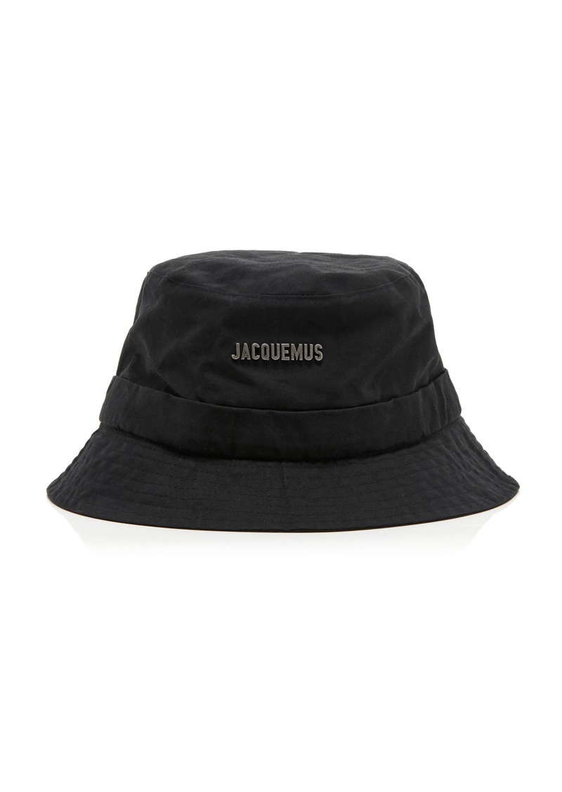 Jacquemus - Le Bob Gadjo Cotton Bucket Hat - Black - EU 60 - Moda Operandi