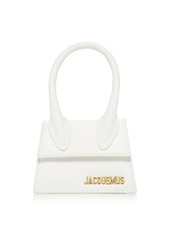 Jacquemus - Le Chiquito Leather Top Handle Bag - White - OS - Moda Operandi