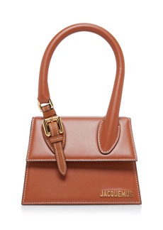 Jacquemus - Le Chiquito Moyen Buckled Leather Bag - Brown - OS - Moda Operandi