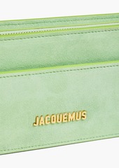 JACQUEMUS - Le Ciuciu suede shoulder bag - Green - OneSize