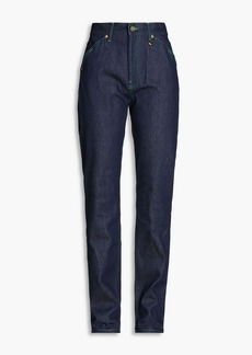 JACQUEMUS - Le De Nimes high-rise straight-leg jeans - Blue - 23