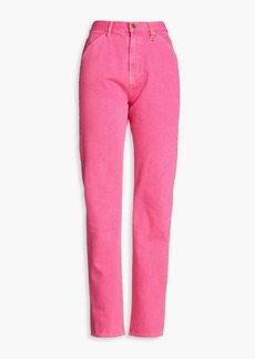JACQUEMUS - Le De Nimes high-rise straight-leg jeans - Pink - 27