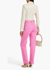 JACQUEMUS - Le De Nimes high-rise straight-leg jeans - Pink - 30