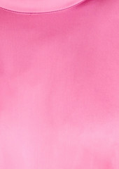 JACQUEMUS - Mentalo cropped cutout satin top - Pink - FR 32