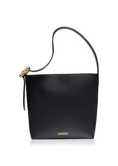 Jacquemus - Le Regalo Leather Shoulder Bag - Black - OS - Moda Operandi