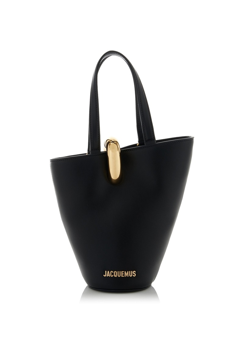 Jacquemus - Leather Bucket Bag - Black - OS - Moda Operandi