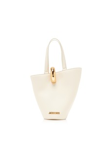 Jacquemus - Leather Bucket Bag - Ivory - OS - Moda Operandi