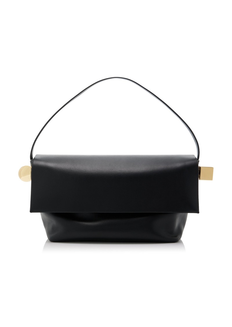 Jacquemus - Leather Shoulder Bag - Black - OS - Moda Operandi