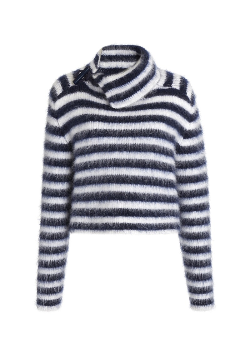 Jacquemus - Marina Wool-Blend Sweater - Navy - S - Moda Operandi