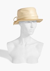 JACQUEMUS - Mentalo leather bucket hat - Neutral - 56 cm