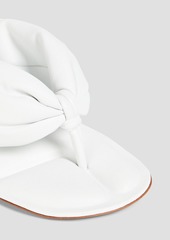 JACQUEMUS - Nocio padded leather sandals - White - EU 35