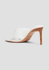 JACQUEMUS - Nocio padded leather sandals - White - EU 35