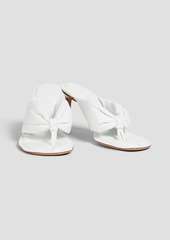 JACQUEMUS - Nocio padded leather sandals - White - EU 35