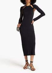 JACQUEMUS - Nodi cutout jersey midi dress - Blue - FR 32