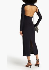 JACQUEMUS - Nodi cutout jersey midi dress - Blue - FR 32