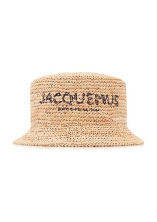 Jacquemus - Pesco Raffia Bucket Hat - Neutral - EU 60 - Moda Operandi