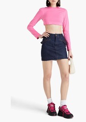JACQUEMUS - Piccola cropped cotton-jersey top - Pink - S