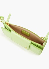 JACQUEMUS - Le Pichoto croc-effect leather shoulder bag - Green - OneSize