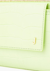 JACQUEMUS - Le Pichoto croc-effect leather shoulder bag - Green - OneSize
