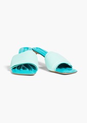 JACQUEMUS - Piscine leather mules - Blue - EU 39