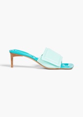 JACQUEMUS - Piscine leather mules - Blue - EU 39