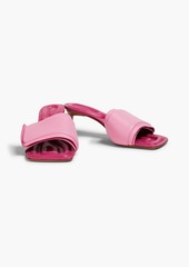 JACQUEMUS - Piscine padded leather mules - Pink - EU 36