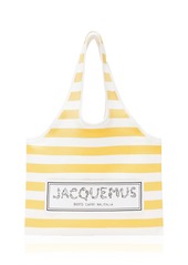 Jacquemus - Printed Canvas Tote Bag - Navy - OS - Moda Operandi