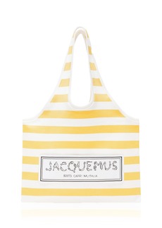 Jacquemus - Printed Canvas Tote Bag - Yellow - OS - Moda Operandi