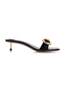 Jacquemus - Regalo Leather Sandals - Black - FR 37 - Moda Operandi