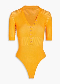 JACQUEMUS - Yauco ribbed-knit bodysuit - Yellow - FR 42