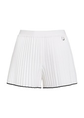 Jacquemus - Ribbed-Knit Mini Shorts - White - FR 40 - Moda Operandi