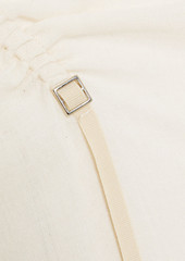 JACQUEMUS - Ruched cotton-gauze maxi dress - White - FR 38