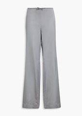 JACQUEMUS - Mentalo satin-twill wide-leg pants - Gray - FR 34