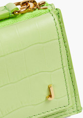 JACQUEMUS - Pichoto croc-effect leather coin purse - Green - OneSize