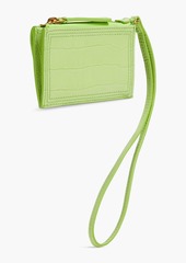 JACQUEMUS - Pichoto croc-effect leather coin purse - Green - OneSize