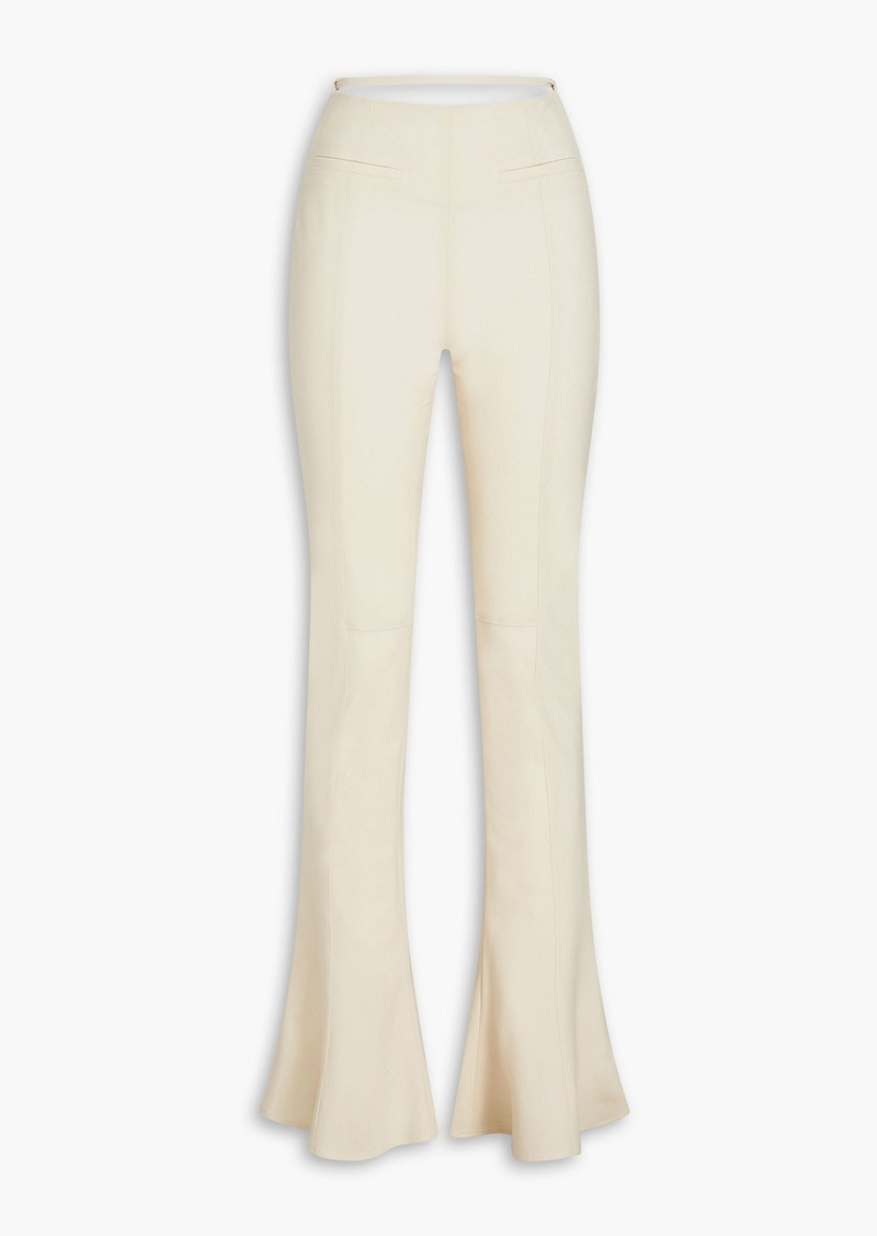 JACQUEMUS - Tangelo stretch-wool flared pants - White - FR 38