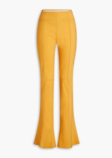 JACQUEMUS - Tangelo stretch-wool flared pants - Yellow - FR 36