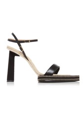 Jacquemus - Women's Les Novio Leather Sandals - Black/neutral - Moda Operandi