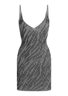 Jacquemus - Zebra-Knit Cotton-Blend Tank Top - Animal - FR 34 - Moda Operandi