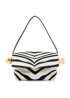 Jacquemus - Zebra-Print Leather-Trimmed Shoulder Bag - Animal - OS - Moda Operandi