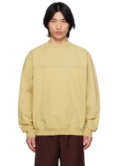 JACQUEMUS Beige Le Raphia 'Le Sweatshirt Fio' Sweatshirt