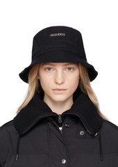 JACQUEMUS Black 'Le Bob Gadjo' Bucket Hat